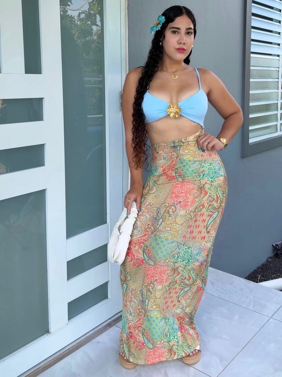 Sunset Bloom Dress