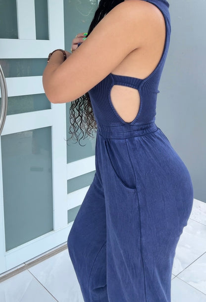 Blue Vibes Jumpsuit