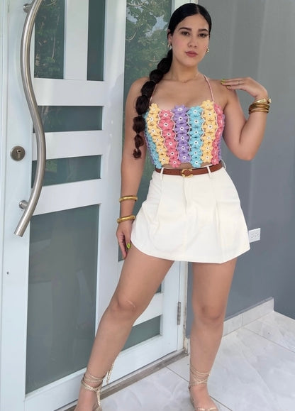 Candy Crochet Top