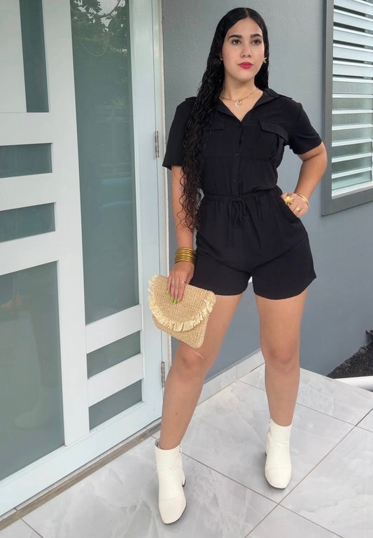 Black Power Romper