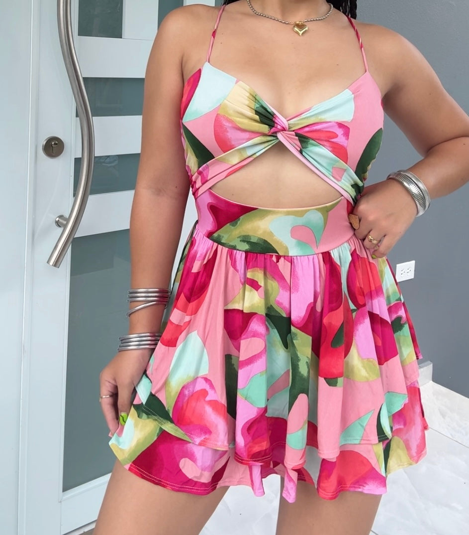 Floral Romper Dress