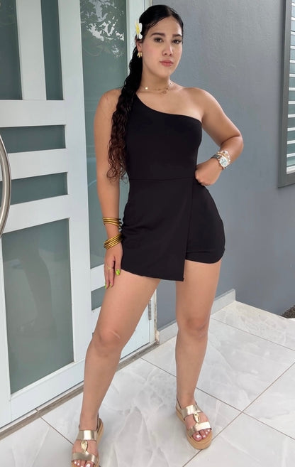 Luna Noir Romper