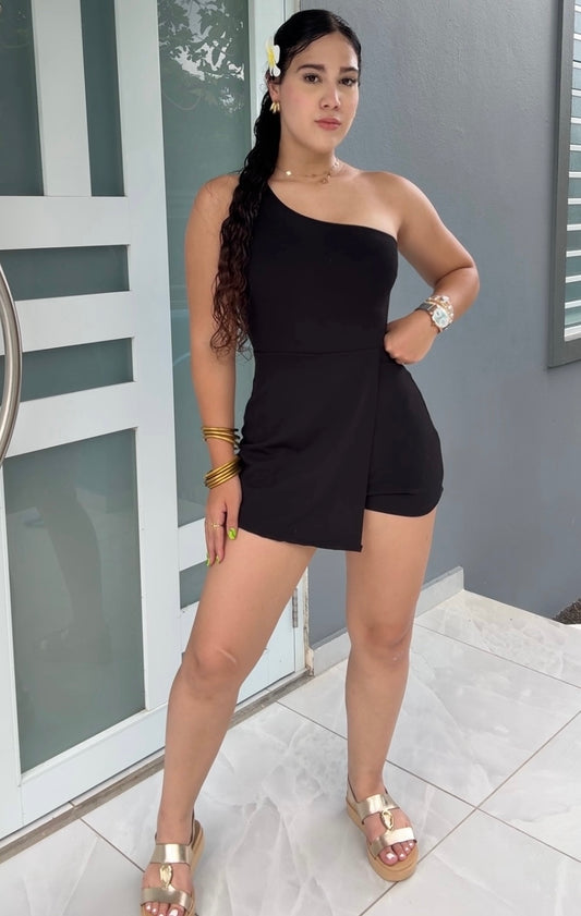Luna Noir Romper