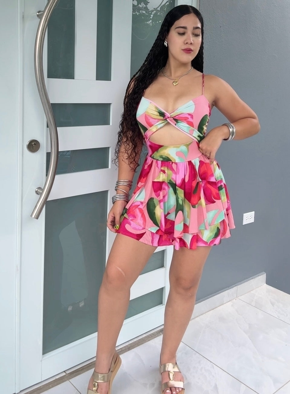 Floral Romper Dress