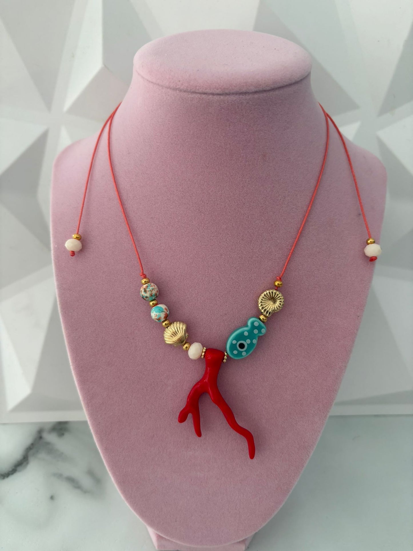 Hand Made Coral Nacklace