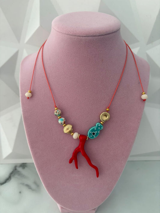 Hand Made Coral Nacklace