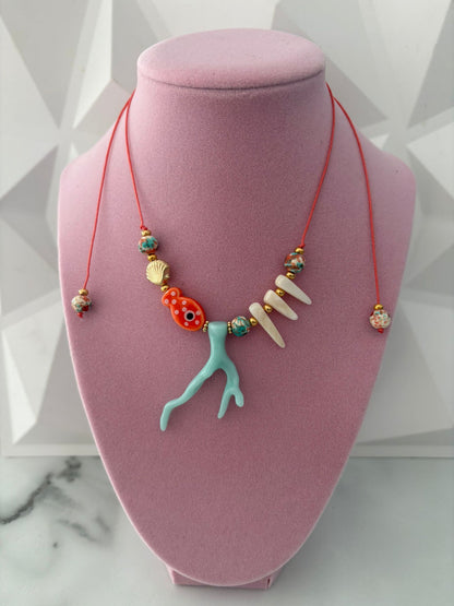 Hand Made Coral Nacklace