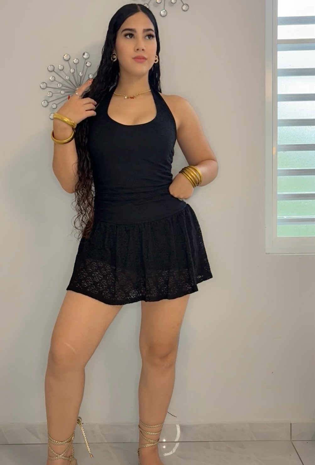 Midnight Lace Set