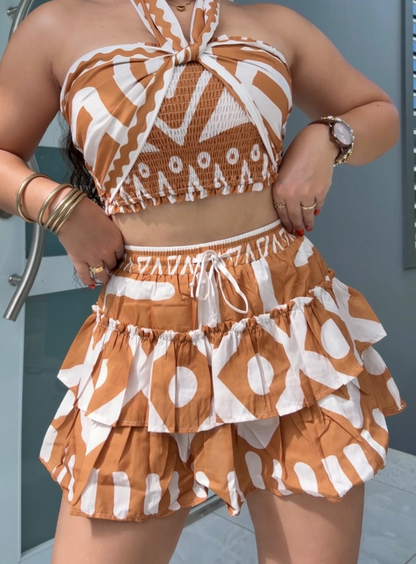 Terracota Skort Set