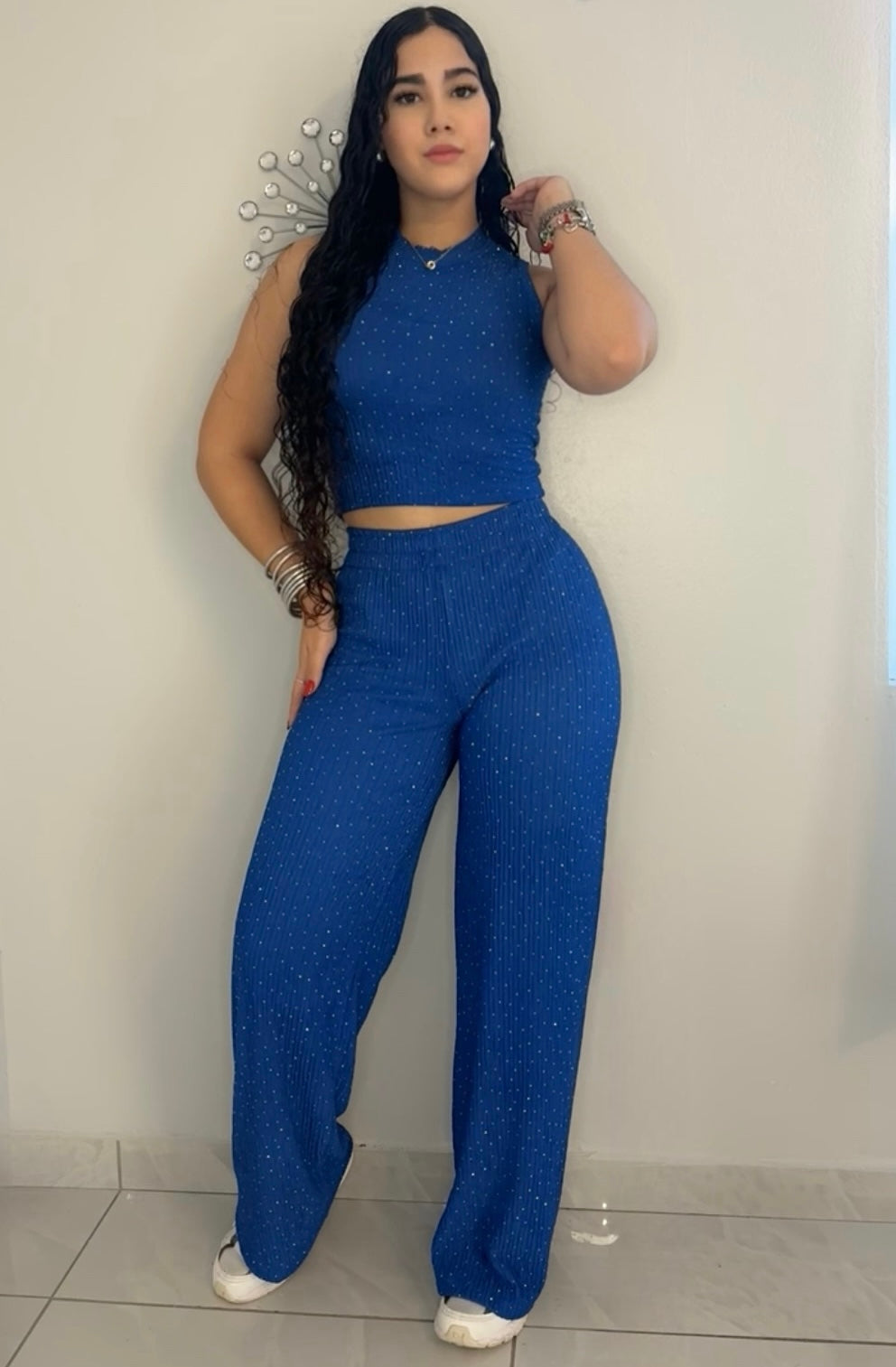 Rhinestone Blue Set