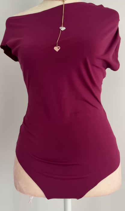 Burgundy Bodysuit (spandex)