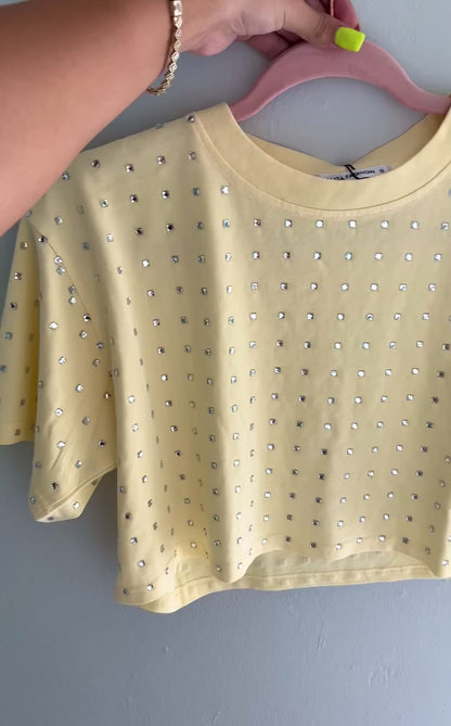 Yellow Crystal T-Shirt
